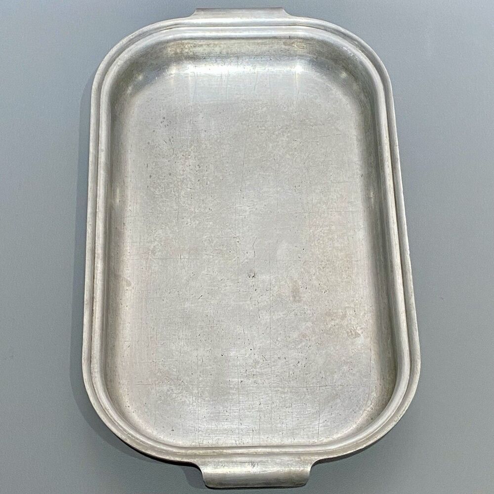 Vintage Miracle Maid West Bend Aluminum Roaster Baking Pan NO LID Double Handle